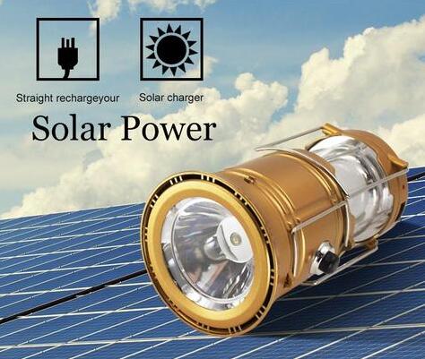 Solar LED Camping Lantern for Bright Outdoor Adventures