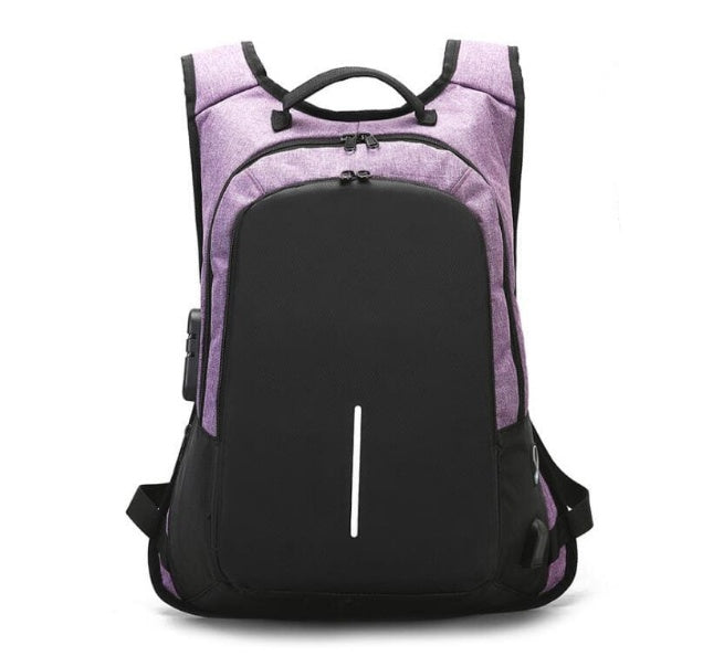 Anti-Theft Backpack with Hidden Pockets for Secure Travel