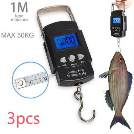 High-Precision Fishing Scale & Measuring Tape Combo