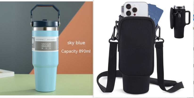 Hydration Made Easy: Portable Stainless Steel Travel Bottle Anywhere
