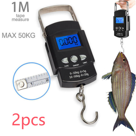 High-Precision Fishing Scale & Measuring Tape Combo
